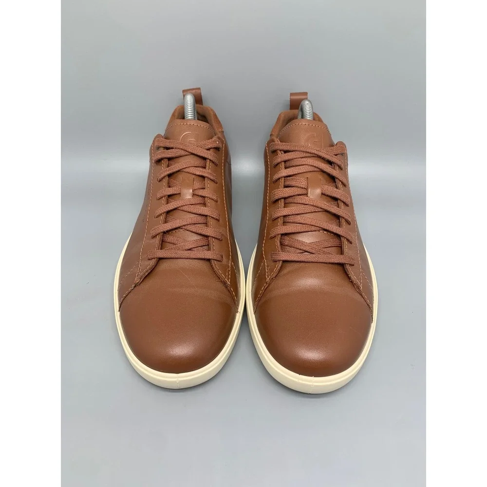 Cole Haan Grand Crosscourt British Tan Leather‎ Shoes C36924 Men's Sz 8.5 NEW